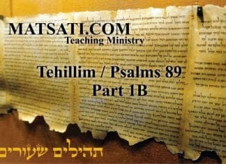 Tehillim / Psalms 89, ספר תהילים פט, Part 1B, You are my Father, My God, and the Rock of my Salvation.