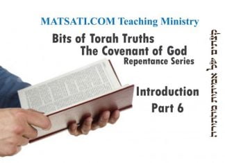 Bits of Torah Truths, The Covenant – Repentance Series, Introduction Part 6, The grace of God in the Torah and throughout Scripture