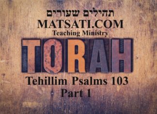 Tehillim / Psalms 103, ספר תהילים קג, Part 1, Yeshua and Torah