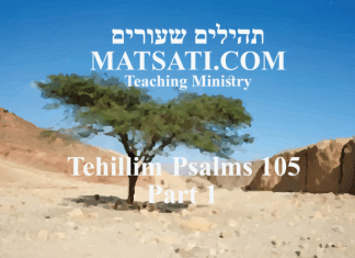 Tehillim / Psalms 105, ספר תהילים קה, Part 1, Let Us Study and Put into Practice the Word of God!