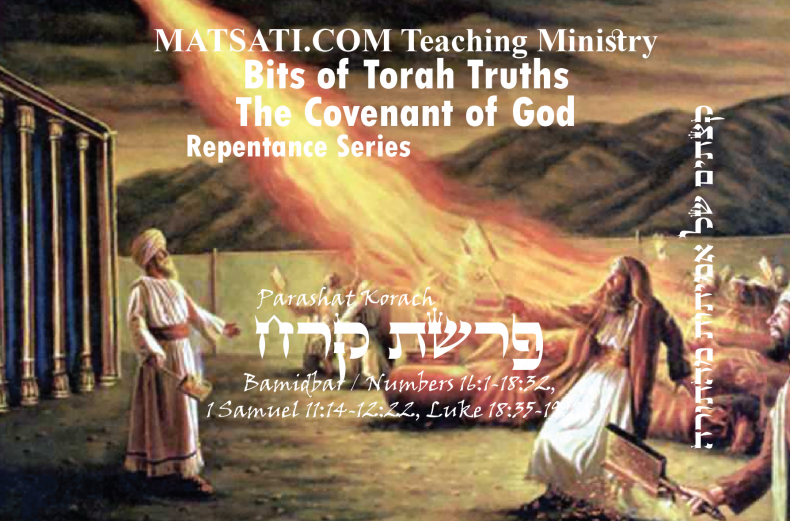 Bits of Torah Truths, Parashat Korach, פרשת קרח, Every Man Sees what He Wants to See