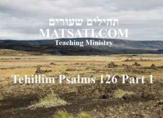 Tehillim / Psalms 126, ספר תהילים קכו, Part 1, Being handed over for destruction and the Gospel Message