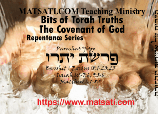 Bits of Torah Truths, פרשת יתרו, Parashat Yitro, Consecrating ourselves for His Glory!