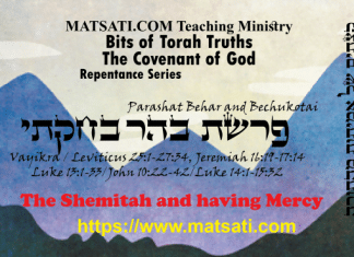 Bits of Torah Truths, פרשת בהר ובחקתי, Parshiyot Behar-Bechukotai, The Shemitah and having Mercy