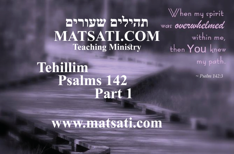 Tehillim / Psalms 142, ספר תהילים קמב, Part 1, Prayer without Complaint or Wantonness