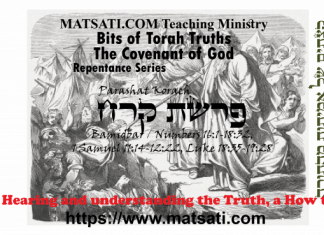 Bits of Torah Truths, פרשת קרח, Parashat Korach, Hearing and understanding the Truth, a How to?