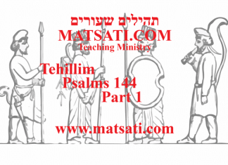 Tehillim / Psalms 144, ספר תהילים קמד, Part 1, Being Passionate for those around us and for the Lord God Almighty