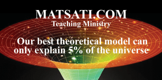 Our best theoretical model can only explain 5% of the universe