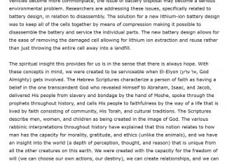 Watch Youtube – Serviceable Lithium-ion Batteries – A Spiritual Insight