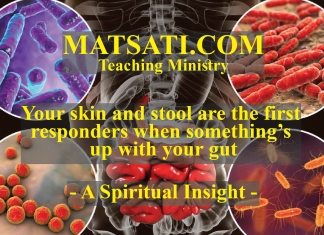 Your skin and stool are the first responders when something’s up with your gut – A Spiritual Insight