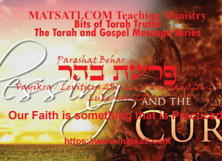 Our Faith is something that is Practiced!, פרשת בהר, Parashat Behar, Bits of Torah Truths