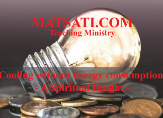 Cooling without energy consumption – A Spiritual Insight