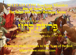 Gehenom (Hell) Cleaves to this Type of Person, פרשת קרח, Parashat Korach, Bits of Torah Truths
