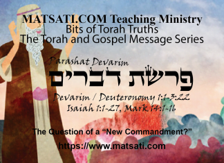 The Question of a “New Commandment?” פרשת דברים, Parashat Devarim, Bits of Torah Truths