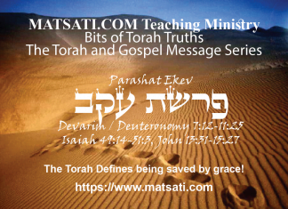 The Torah Defines being saved by grace! פרשת עקב, Parashat Ekev, Bits of Torah Truths