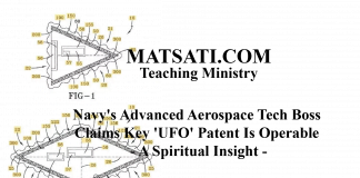 Navy’s Advanced Aerospace Tech Boss Claims Key ‘UFO’ Patent Is Operable – A Spiritual Insight