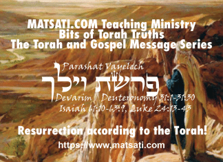 Resurrection according to the Torah! פרשת וילך, Parashat Vayelech, Bits of Torah Truths