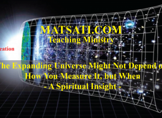 The Expanding Universe Might Not Depend on How You Measure It, but When – A Spiritual Insight