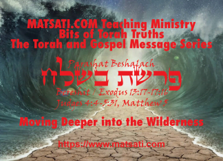 Moving Deeper into the Wilderness, פרשת בשלח, Parashat Beshalach, Bits of Torah Truths