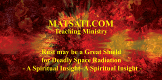 Rust may be a Great Shield for Deadly Space Radiation – A Spiritual Insight
