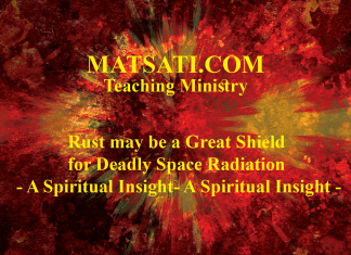 Rust may be a Great Shield for Deadly Space Radiation – A Spiritual Insight