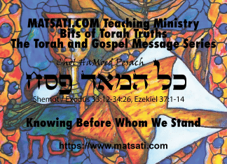 Knowing before Whom We Stand, פרשת פסח, Parashat Pesach, Bits of Torah Truths