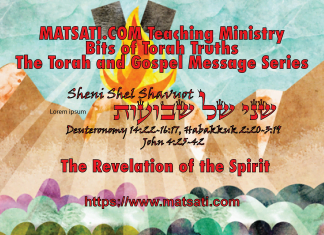 The Revelation of the Spirit, שני של שבועות, Sheni Shel Shavuot, Bits of Torah Truths