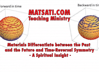 Materials Differentiate between the Past and the Future and Time-Reversal Symmetry – A Spiritual Insight