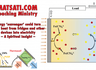 Energy ‘scavenger’ could turn waste heat from fridges and other devices into electricity – A Spiritual Insight