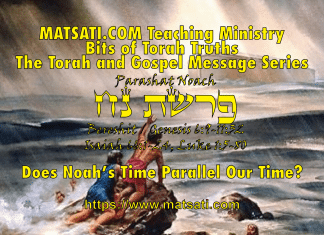 Does Noah’s Time Parallel Our Time? פרשת נח, Parashat Noach, Bits of Torah Truths – Digging Deeper