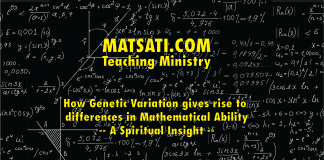 How Genetic Variation gives rise to differences in Mathematical Ability – A Spiritual Insight