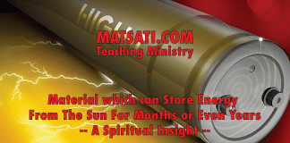 Material which can Store Energy From The Sun For Months or Even Years – A Spiritual Insight