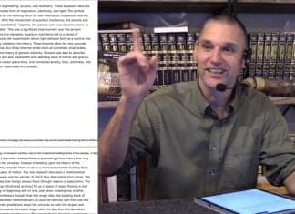 Watch Dr. Duane D. Miller PhD explain Fragments of energy, not waves or particles, may be the fundamental building blocks of the universe – A Spiritual Insight