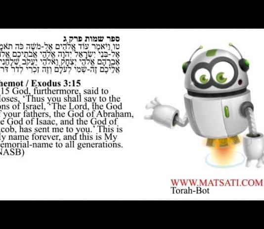 The first time both Faith and Love are mentioned in the Torah with MATSATI.COM Torah Bot