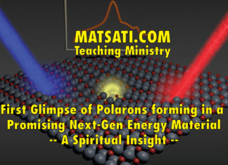 First Glimpse of Polarons forming in a Promising Next-Gen Energy Material – A Spiritual Insight