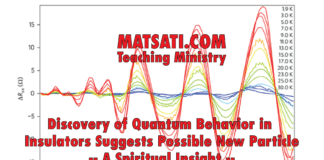 Discovery of Quantum Behavior in Insulators Suggests Possible New Particle – A Spiritual Insight