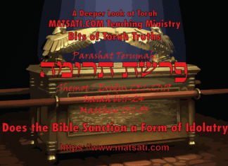 Does the Bible Sanction a Form of Idolatry? פרשת תרומה, Parashat Terumah, Bits of Torah Truths – Digging Deeper