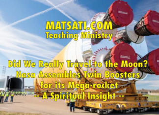 Did We Really Travel to the Moon? Nasa Assembles Twin Boosters for its Mega-rocket – A Spiritual Insight