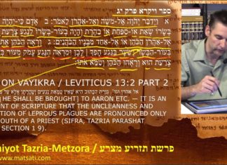 Watch Dr. Duane D. Miller PhD – LIVE – Living Waters (מַיִם חַיִּים) and the Powerful Testimony found in the Commands on Tsaraat, פרשת תזריע מצרע, Parshiyot Tazria / Metzora, Bits of Torah Truths – Digging Deeper