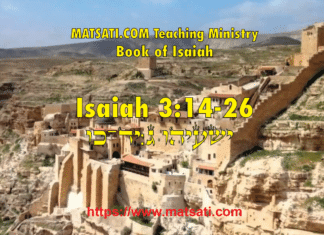God judging among the gods, – Commentary on ישעיהו ג:יד-כו / Isaiah 3:14-26