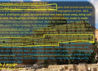 Dr Duane D Miller – Messiah of God Sent to Save those who are Lost and bring Peace to a Nation according to the Rabbis, Part 2 Rabbinic Commentary – ישעיהו טז:א-ז / Isaiah 16:1-7