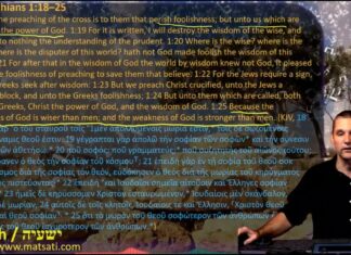 Watch Dr Duane D Miller – A Discussion on Torah Terrorism, ישעיהו כט:יט-כד / Isaiah 29:19-24