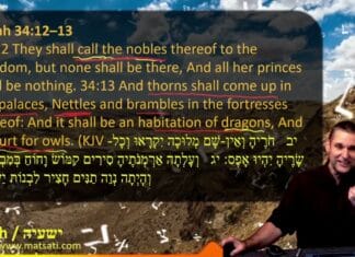 Watch Dr Duane Miller Discuss: The Boldness of Sin in this World Today, ישעיהו לד:יג-יז / Isaiah 34:13-17