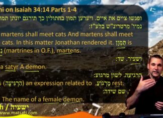 Watch Dr Duane Miller Discuss: Once a Demon is Out of a Person What Happens, ישעיהו לד:יג-יז / Isaiah 34:13-17