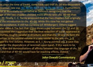 Watch Dr Duane Miller Discuss: Those who Cast Doubt on God’s Word, ישעיהו לד:א-ו / Isaiah 34:1-6