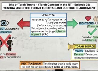 Bits of Torah Truths – Yeshua Used the Torah to Establish Justice in Judgment – Episode 35