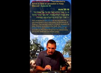Bits of Torah Truths, Paul Wanted to Arrive in Time at Jerusalem to Keep Shavuot – Episode 56