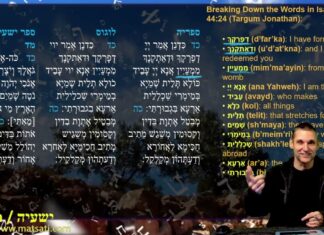 Watch Dr Duane Miller – The Targum’s Emphasis on God’s Presence, Repentance, and the Power of the Word, ישעיהו מד:כב-כח / Isaiah 44:22-28