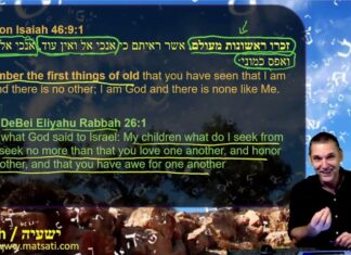 Watch Dr Duane D Miller Discuss The Call to Remembrance, Repentance, and Faithfulness – ישעיהו מו Isaiah 46:7-13