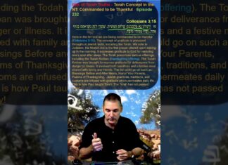 Bits of Torah Truths – Torah Concept in the NT: Commanded to be Thankful – Episode 232
